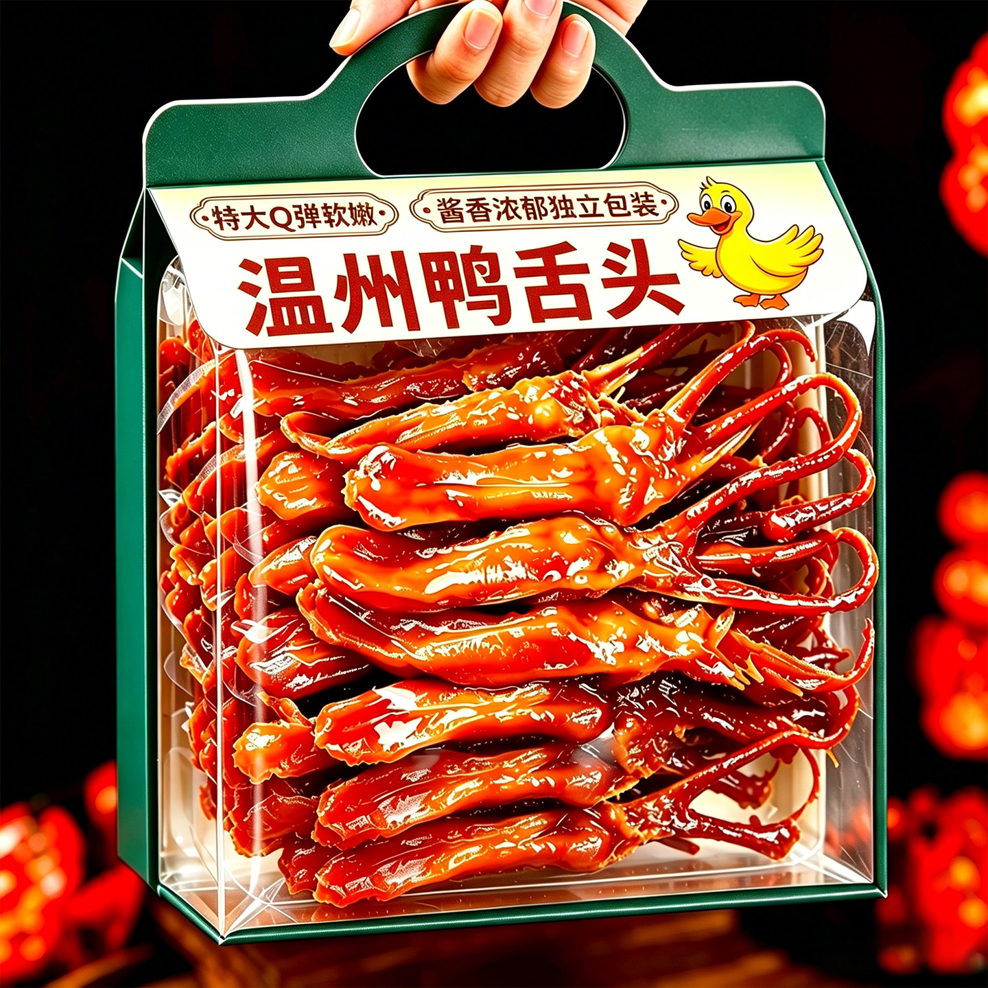 特惠补贴!温州特大鸭舌头50包