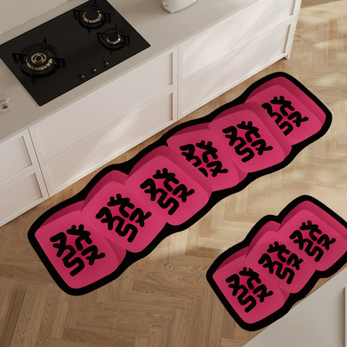 多巴胺家用厨房专用吸水吸油地垫异形耐脏长条防摔水池下防滑脚垫