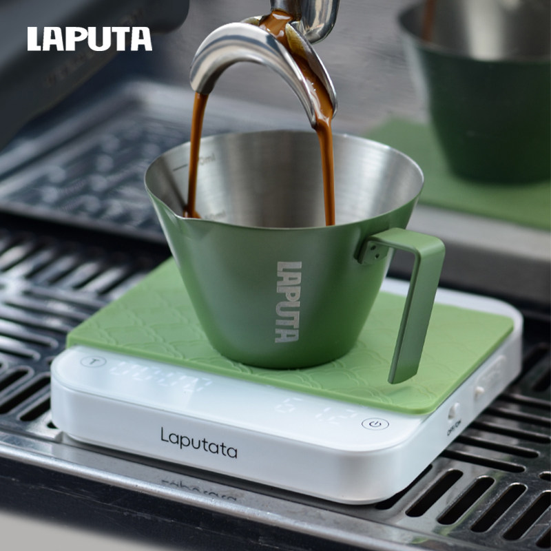 LAPUTA勒顿黑曜咖啡电子秤迷你意式智能手冲咖啡专用小称计时充电