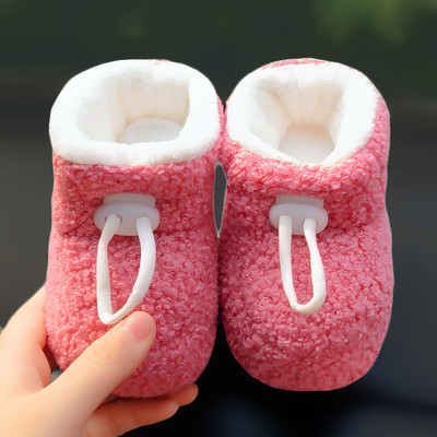 婴儿棉鞋冬季加厚保暖步前