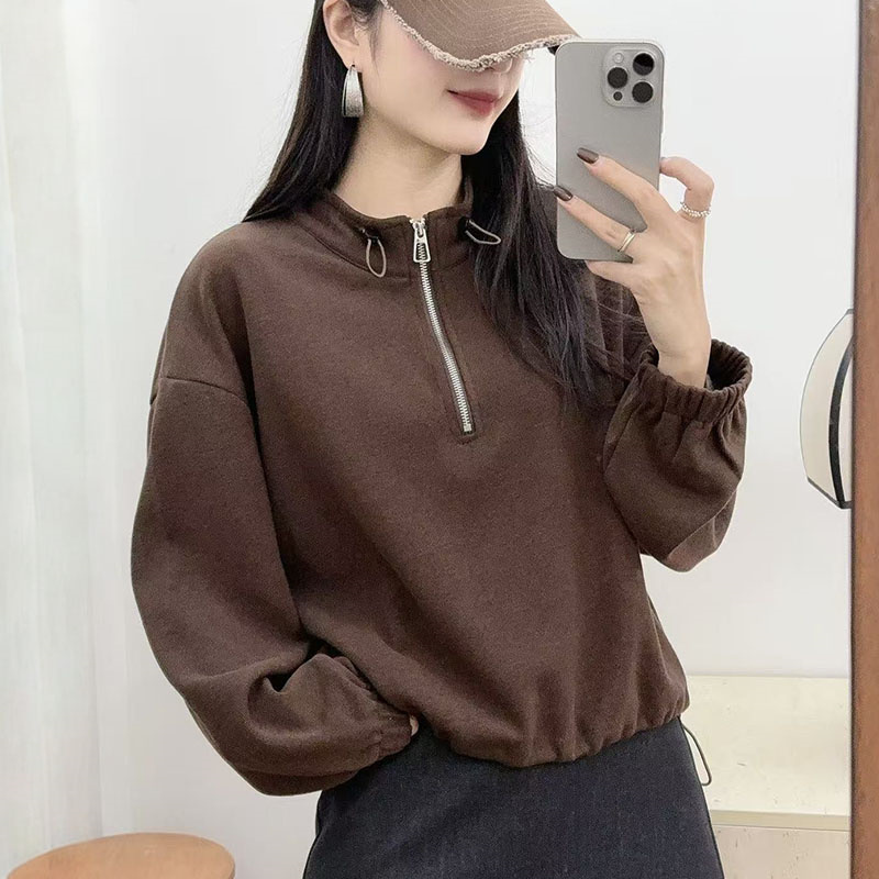 秋季款宽松休闲松弛感加厚卫衣