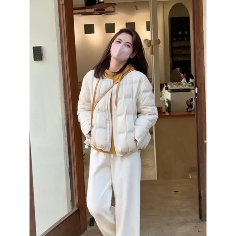 2025冬新款短款韩版羽绒服外套女