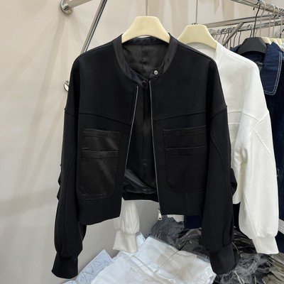 设计感立领小个子女夹克上衣女