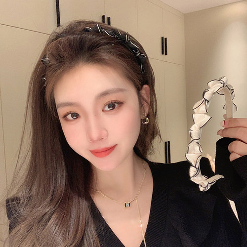 结发2022年新款洗脸头箍甜美