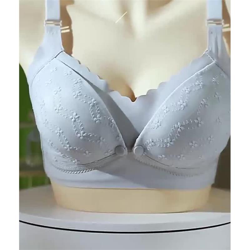 新款哺乳内衣聚拢防下垂