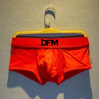 男士内裤纯棉透气男生新款潮流平角裤抗菌本命年时尚红色四角短裤