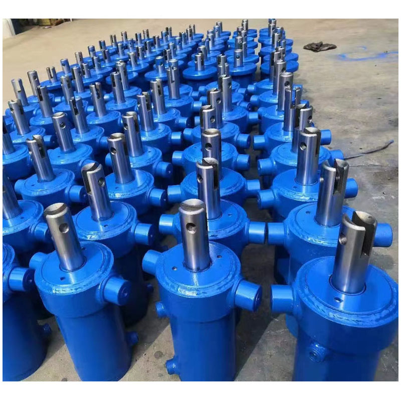 10吨液压油缸液压缸总成法兰焊接形式最高压力12MPA活塞缸可定制