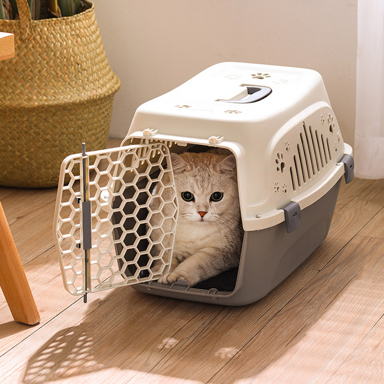 猫咪航空箱外出便携猫笼子猫包宠物太空箱狗狗托运箱车载狗笼箱子