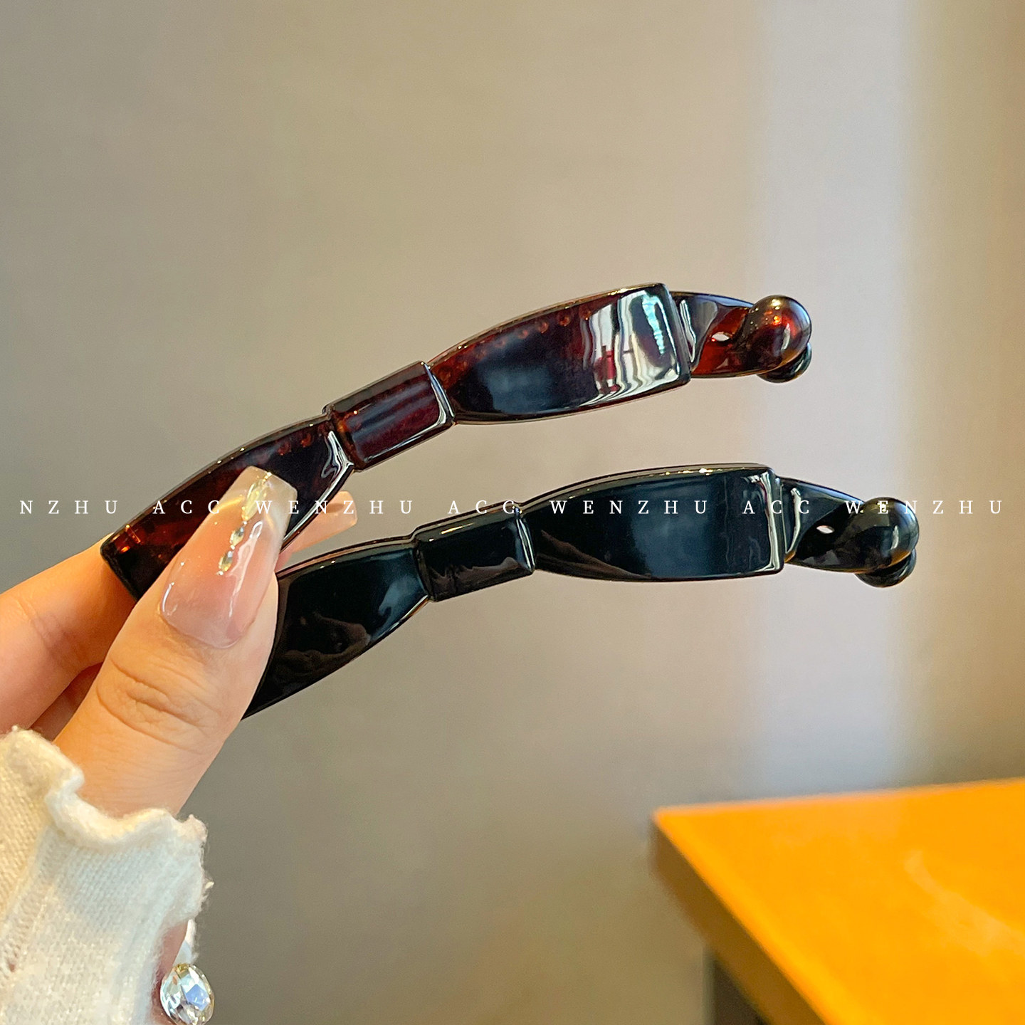 复古玳瑁色蝴蝶结扭扭夹竖夹女新款简约气质高级感香蕉夹马尾发饰,饰品/流行首饰/时尚饰品新,发饰,淘宝优惠券,粉丝福利购,淘宝优惠卷