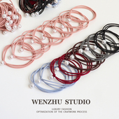 简约气质珍珠头绳发圈女韩国时尚 高弹力耐用扎头发橡皮筋头饰发绳