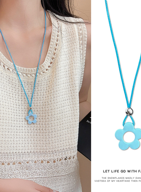 花朵颈链锁骨链轻奢高级感项链女