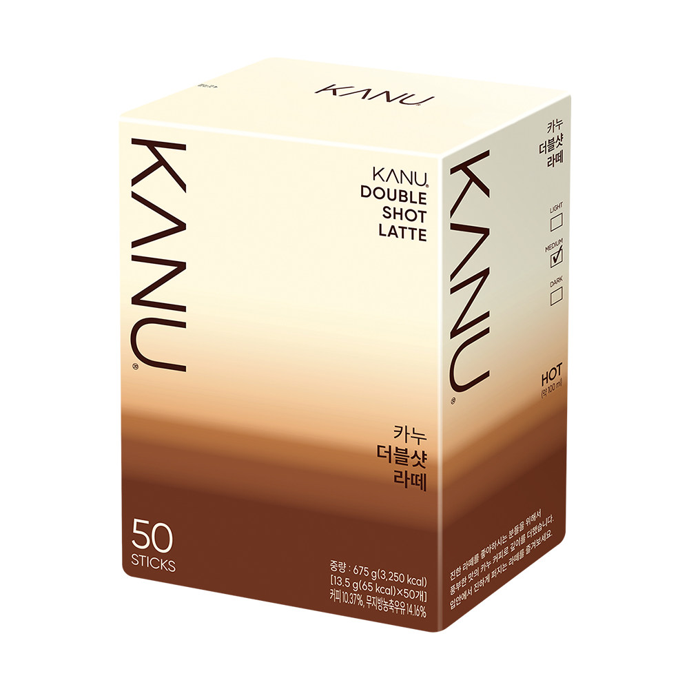 韩国原产麦馨卡奴双倍拿铁