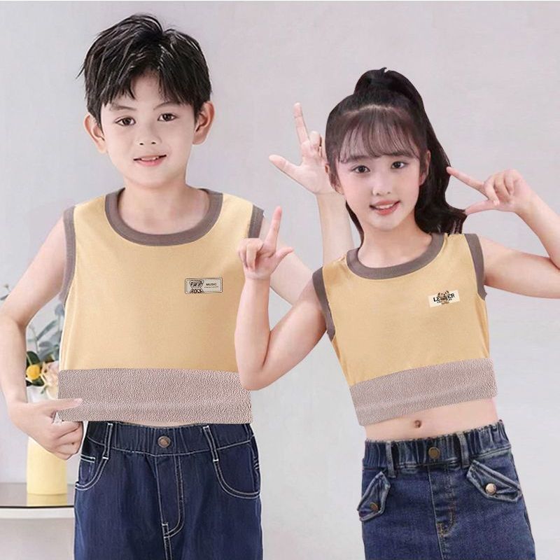 单/两件保暖背心男女童加