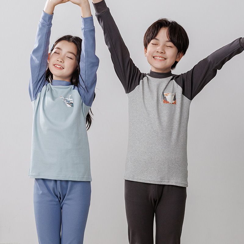 儿童秋衣秋裤套装纯棉中