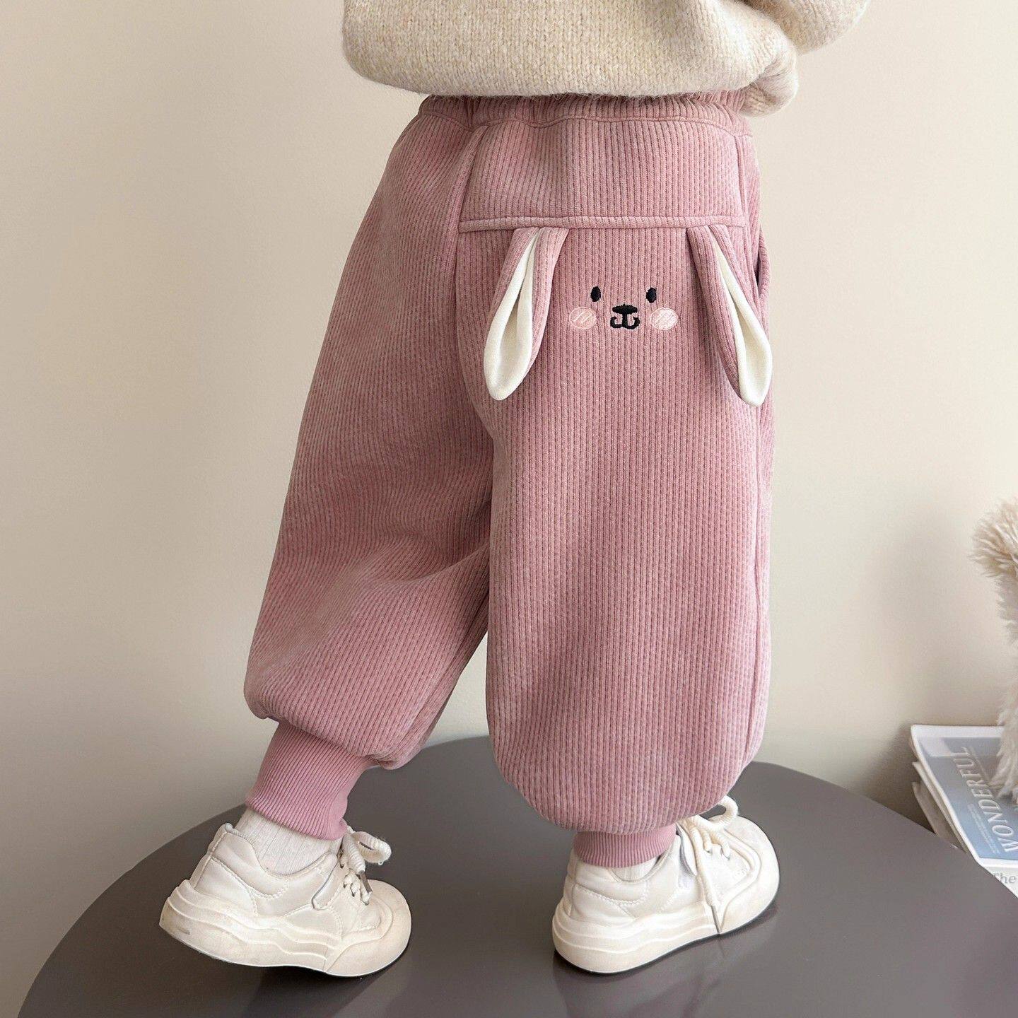 女童冬季韩版一体绒运动