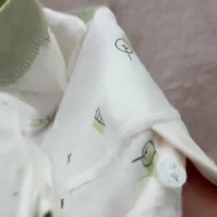 婴儿纯棉内衣分体春秋打