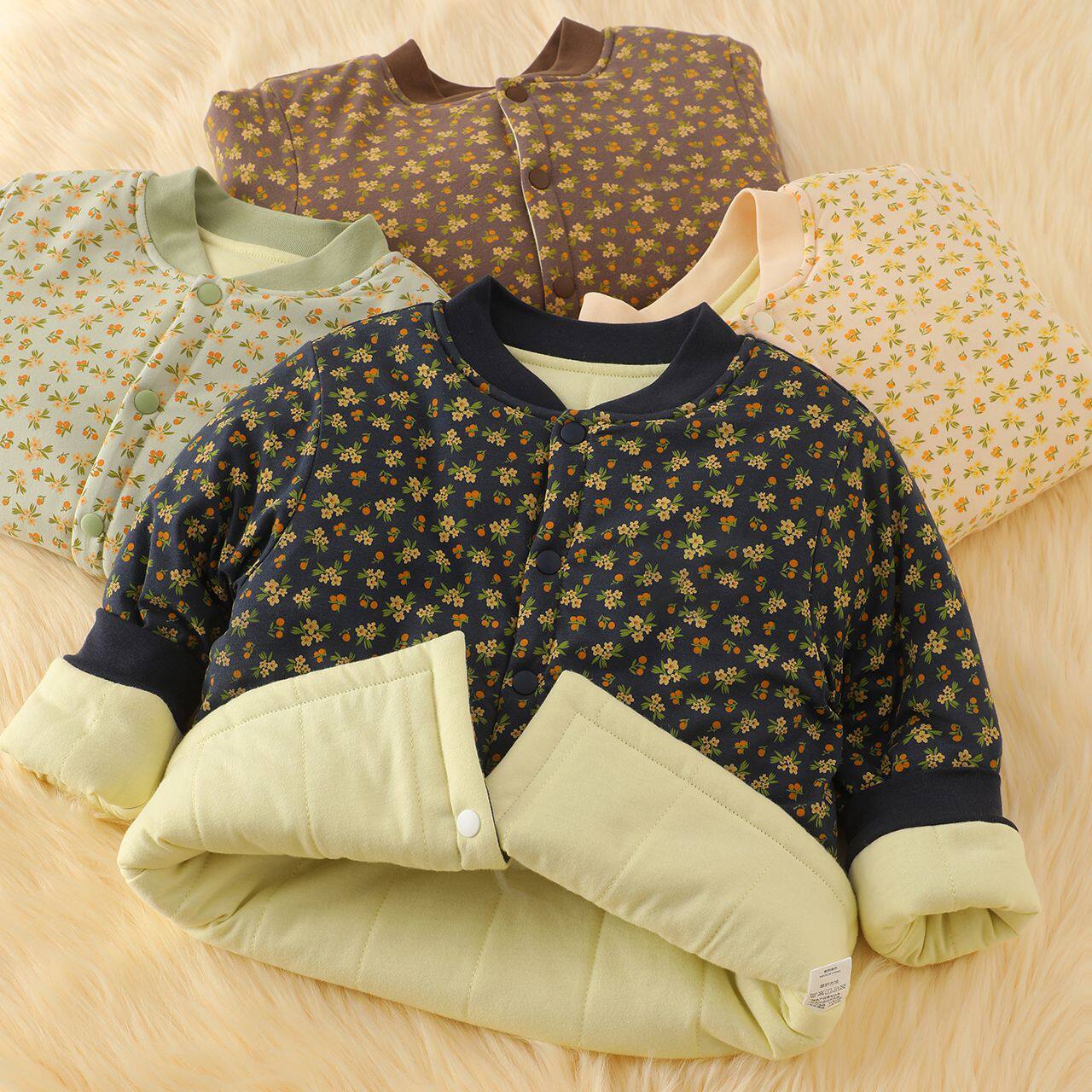 儿童棉袄女服中大童保暖