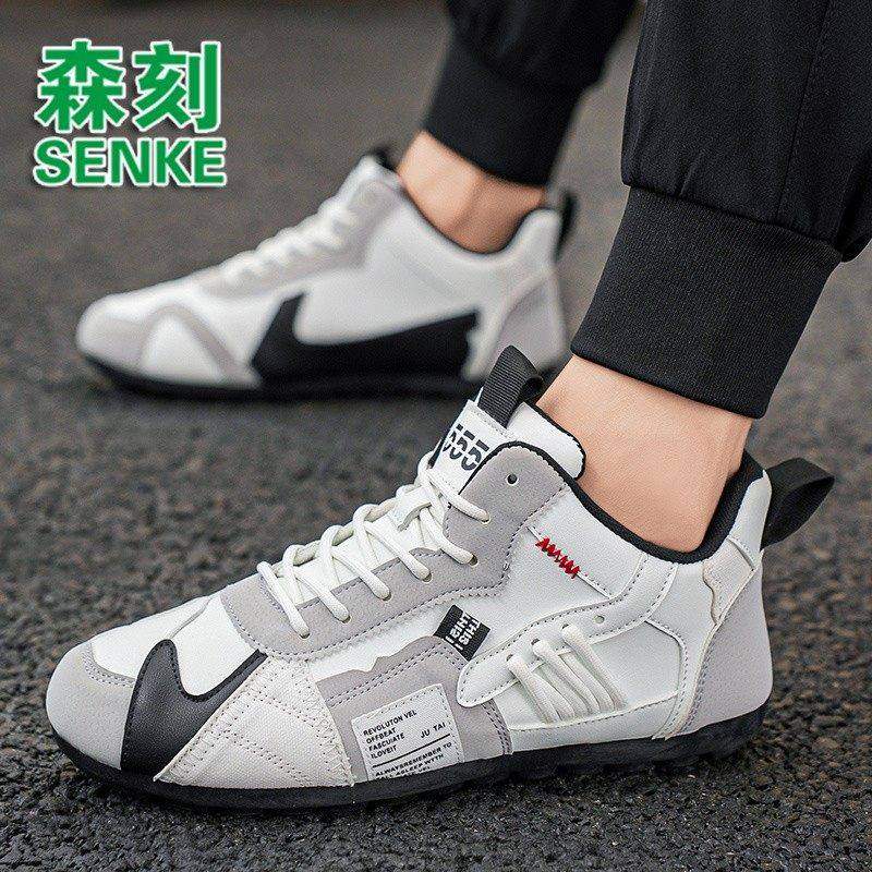 一级棒品质潮鞋设计师款2025秋冬加绒休闲德训鞋复古拼色软底男鞋,流行男鞋,德训鞋,淘宝优惠券,粉丝福利购,淘宝优惠卷