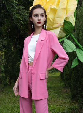 OU./欧点夏季简洁干练直筒西装外套1072320473