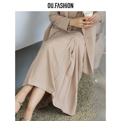 欧点舒适与质感并重半身裙