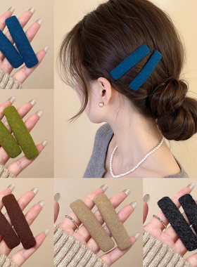 复古碎发夹女2025新款高端前额刘海夹侧边边夹bb夹子发卡秋冬发饰