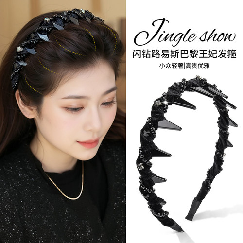 气质水钻路易斯巴黎王妃发箍女