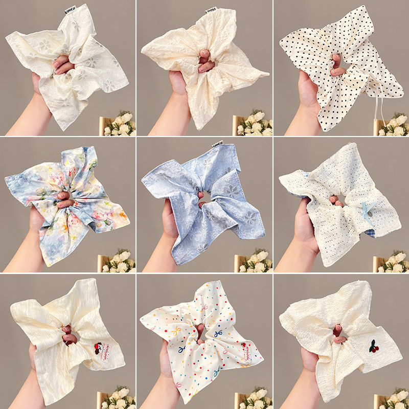 法式方巾大肠发圈女2025新款丸子头皮筋发绳后脑勺扎头发头绳头饰,饰品/流行首饰/时尚饰品新,发饰,淘宝优惠券,粉丝福利购,淘宝优惠卷