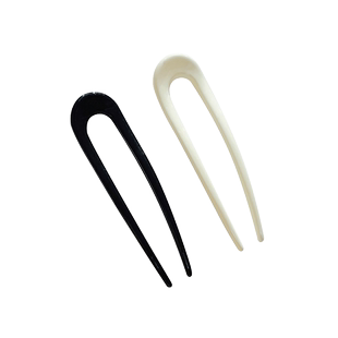 u型发簪插梳女后脑勺盘发发梳丸子头固定神器夏现代简约发钗头饰