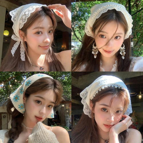 迷住了~春日的氛围感是头巾给的
