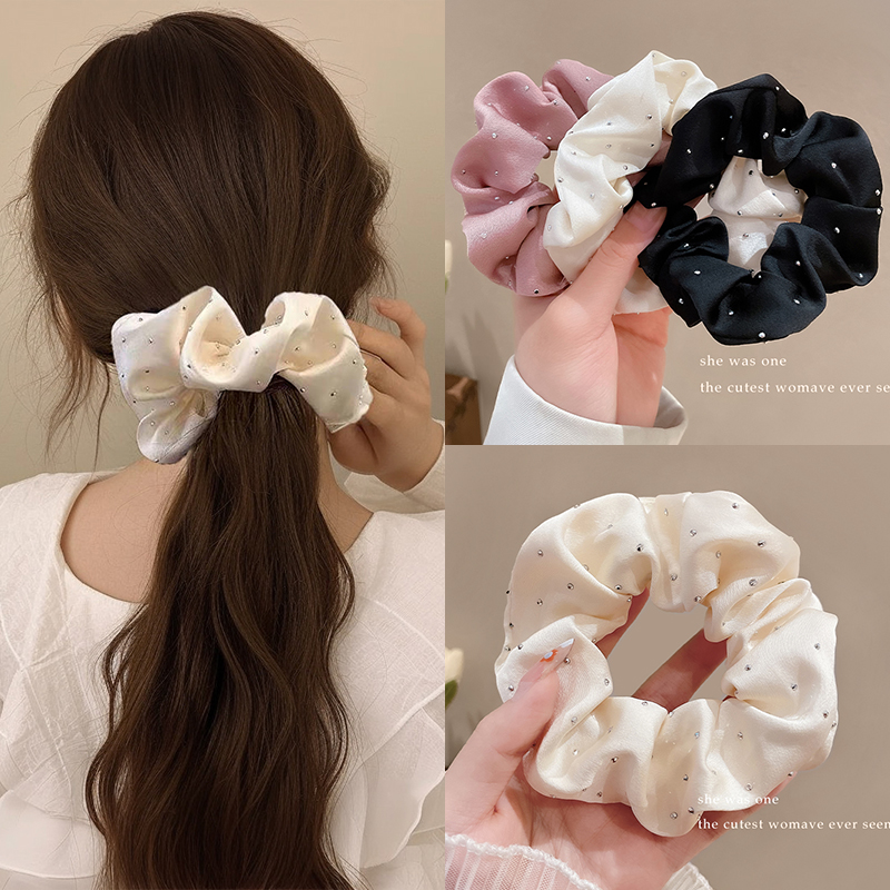 法式缎面大肠发圈高级感发绳~