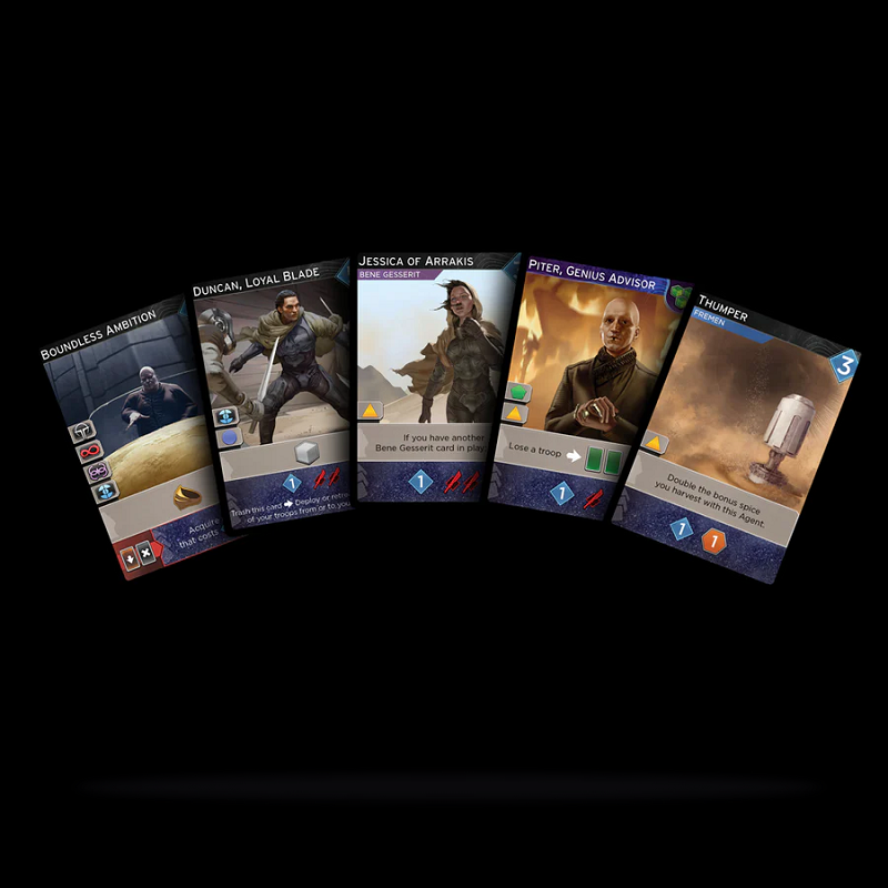 正版沙丘推广包含5张卡