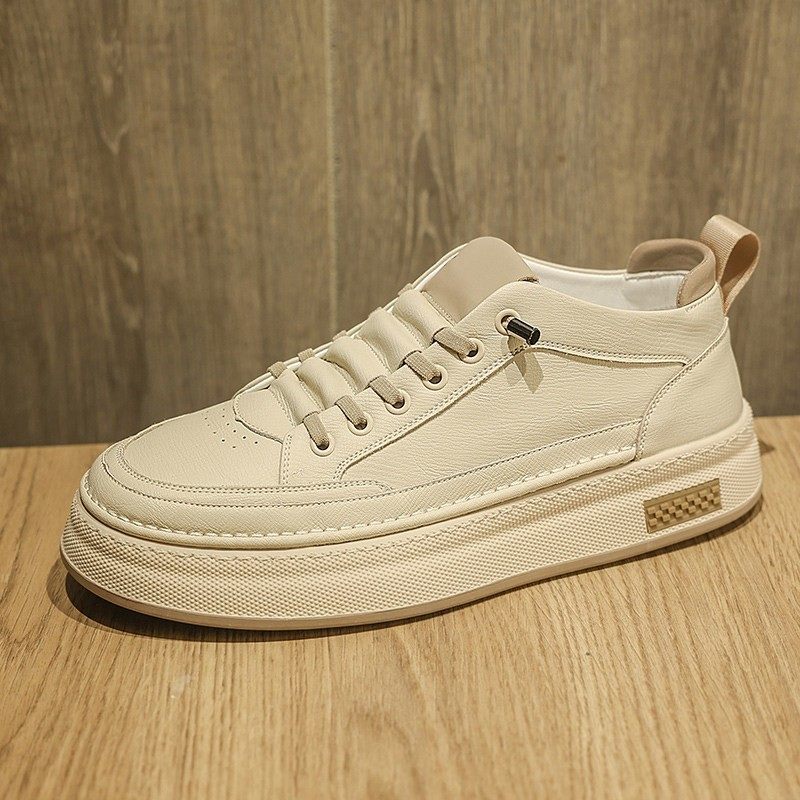 男鞋四季复古时尚商务通勤休闲上班皮鞋男士厚底潮流户外运动板鞋,流行男鞋,休闲板鞋,淘宝优惠券,粉丝福利购,淘宝优惠卷