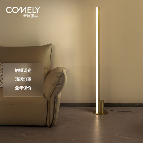 新特丽轻奢古铜金装饰落地灯