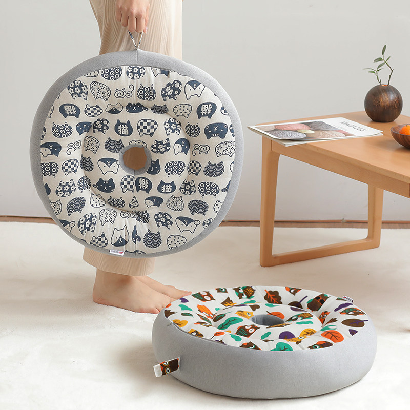 飘窗小坐垫地上懒人蒲团垫子卧室地毯榻榻米地板儿童拜垫跪垫家用