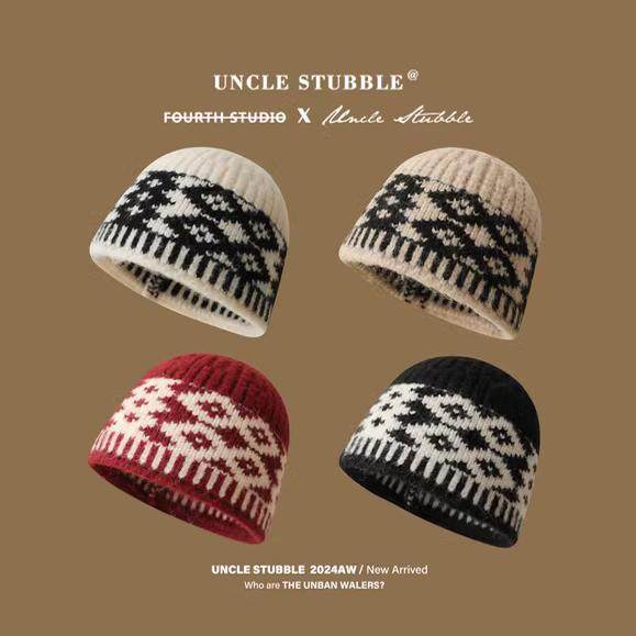 复古菱形提花针织渔夫帽韩国小众设计款毛线帽防寒护耳套头帽冬季,服饰配件/皮带/帽子/围巾,帽子,淘宝优惠券,粉丝福利购,淘宝优惠卷