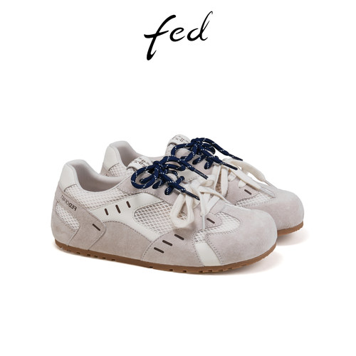 fed时尚德训鞋春季新款女鞋厚底休闲鞋增高阿甘鞋女款FCS617
