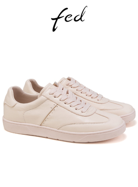 fed粉色休闲鞋春季新款女鞋软底运动鞋通勤板鞋女款FCS738