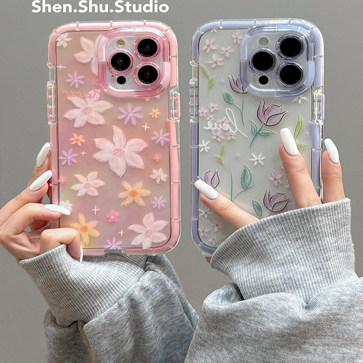春日ins花朵适用苹果手机壳