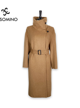 AESOMINO/衣莎美诺冬毛呢大衣驼色Y434DL0060