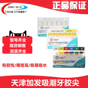牙科材料天津加发吸潮纸尖牙胶尖04锥度06锥度加发大锥度吸潮纸尖