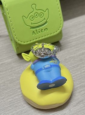 三眼仔星球戒指女卡通可爱少女感百搭小众设计开口可调节指环新款