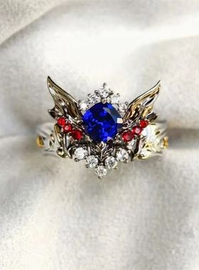 托雷基亚奥特曼戒指小众设计原创手作酷炫个性高级感百搭生日礼物