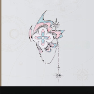 【三月七】主题系列首饰项链胸针COS动漫衍生ins链周边链套装游戏