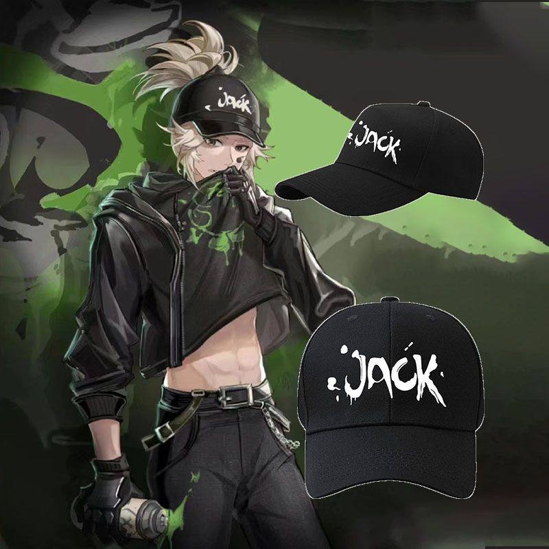 第五人格cos帽子佣兵奈布 b.duck潮联动jack黑色鸭舌帽遮阳棒球棒