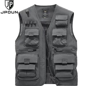 JPDUN/吉普盾龙腾鸿运服饰专卖店马甲夏季薄款钓鱼坎肩多口袋背a2