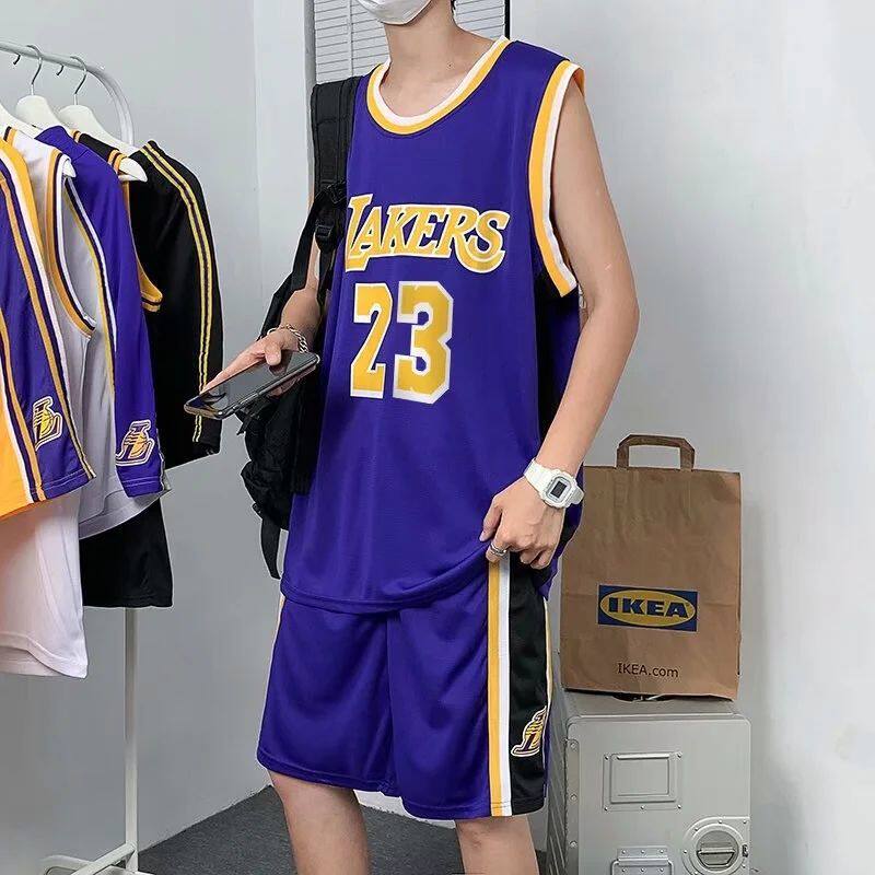 篮球服套装男女班服街头外穿宽松fb运动服潮流科比詹姆斯背心球衣