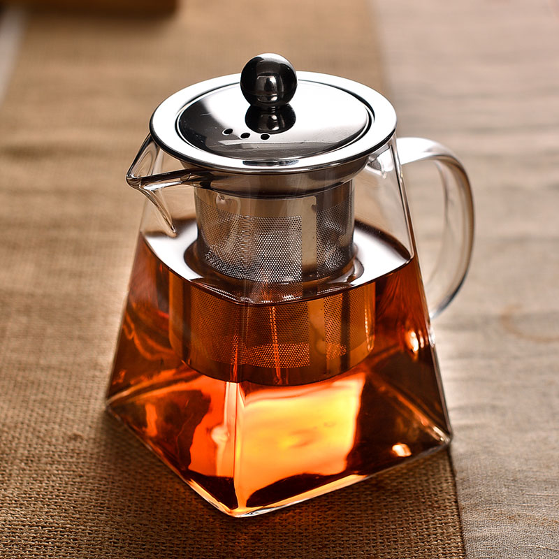 耐高温花茶壶红茶冲壶功夫茶具客厅家用过滤茶壶加厚玻璃