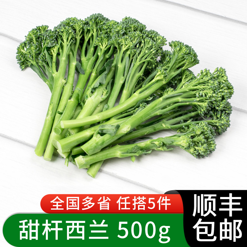 甜杆甜杆西兰苔绿食者新鲜蔬菜