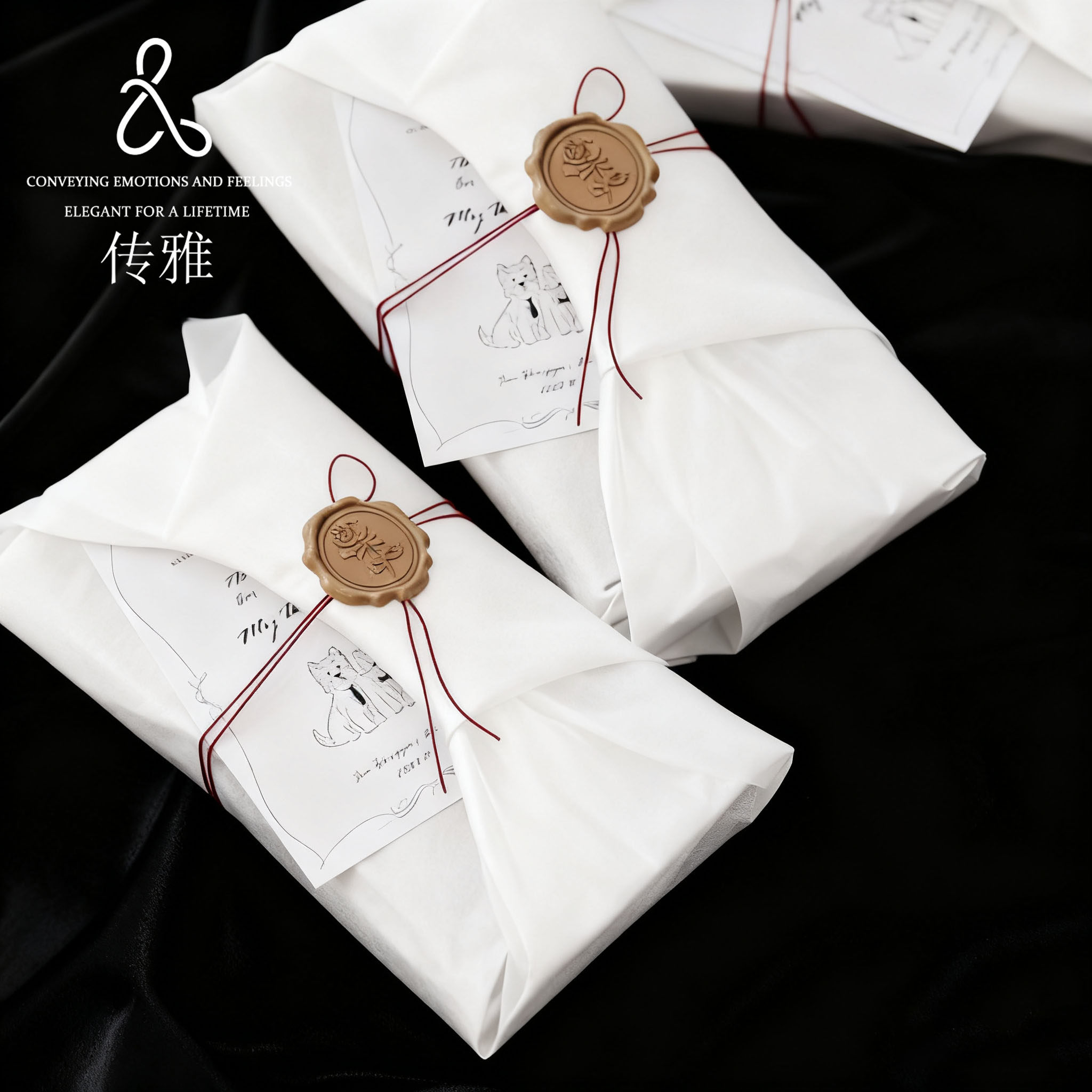 传雅2025年中式新款牛皮纸糖盒结婚喜糖盒空盒小众吕敷定制伴手礼