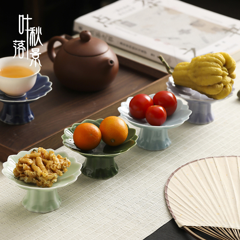 中式订婚喜饼糕点摆台茶点盘精致点心盘订婚甜品摆台装饰布置摆台
